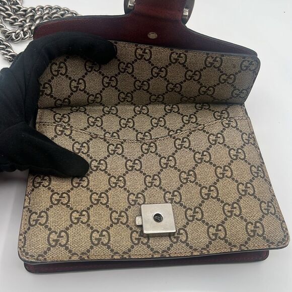 GUCCI DIONYSUS GG MONOGRAM SHOULDER CROSSBODY BAG - Picture 9 of 13
